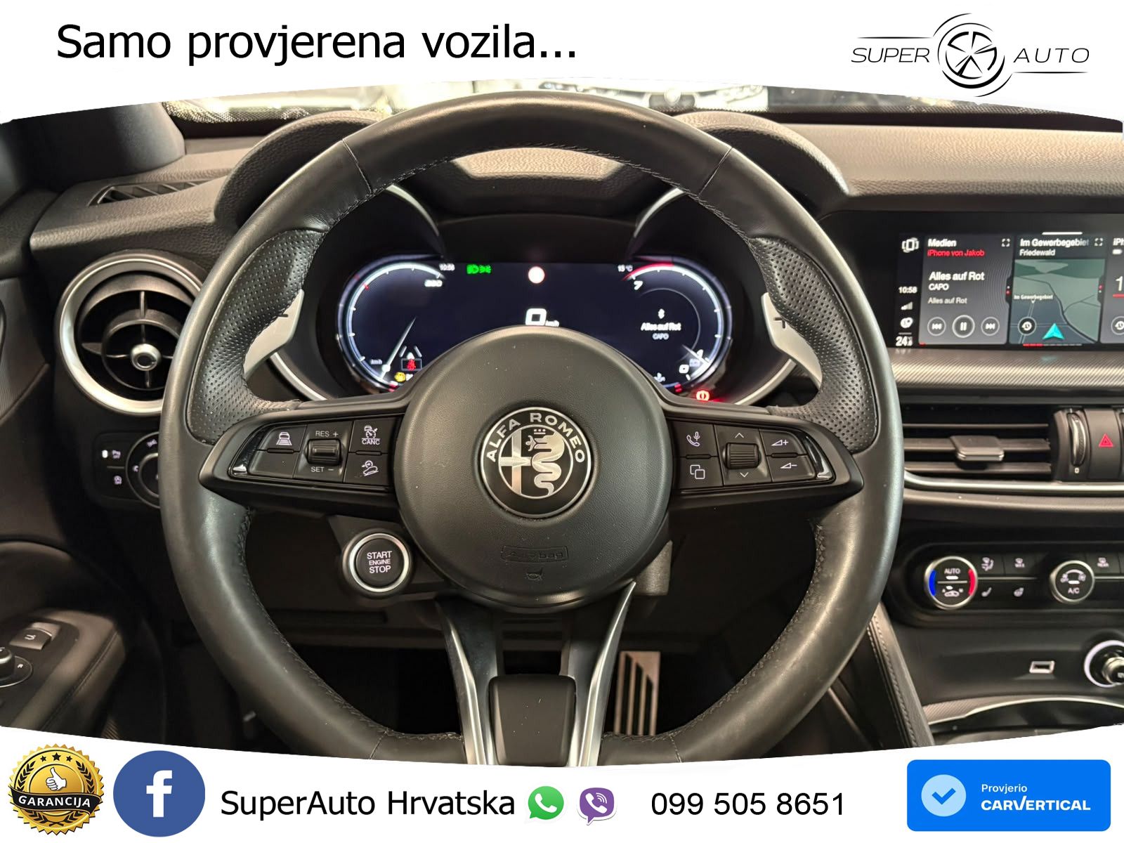 Alfa Romeo Stelvio 2.0 Turbo (280 KS) Q4 Automatic LED+GR SJED+ACC
