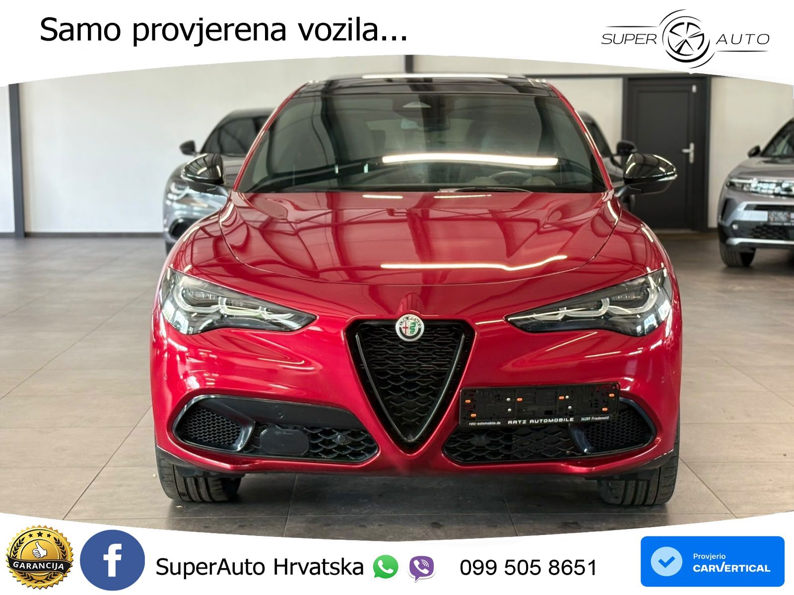 Alfa Romeo Stelvio 2.0 Turbo (280 KS) Q4 Automatic LED+GR SJED+ACC