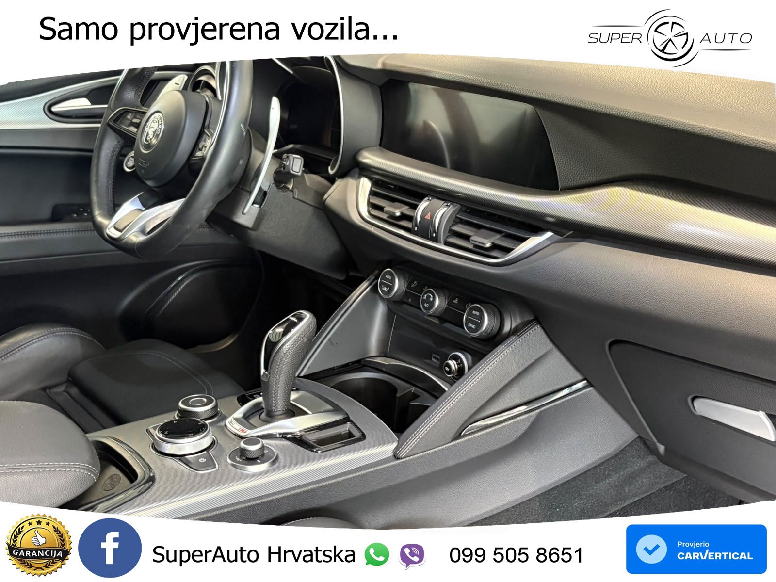 Alfa Romeo Stelvio 2.0 Turbo (280 KS) Q4 Automatic LED+GR SJED+ACC