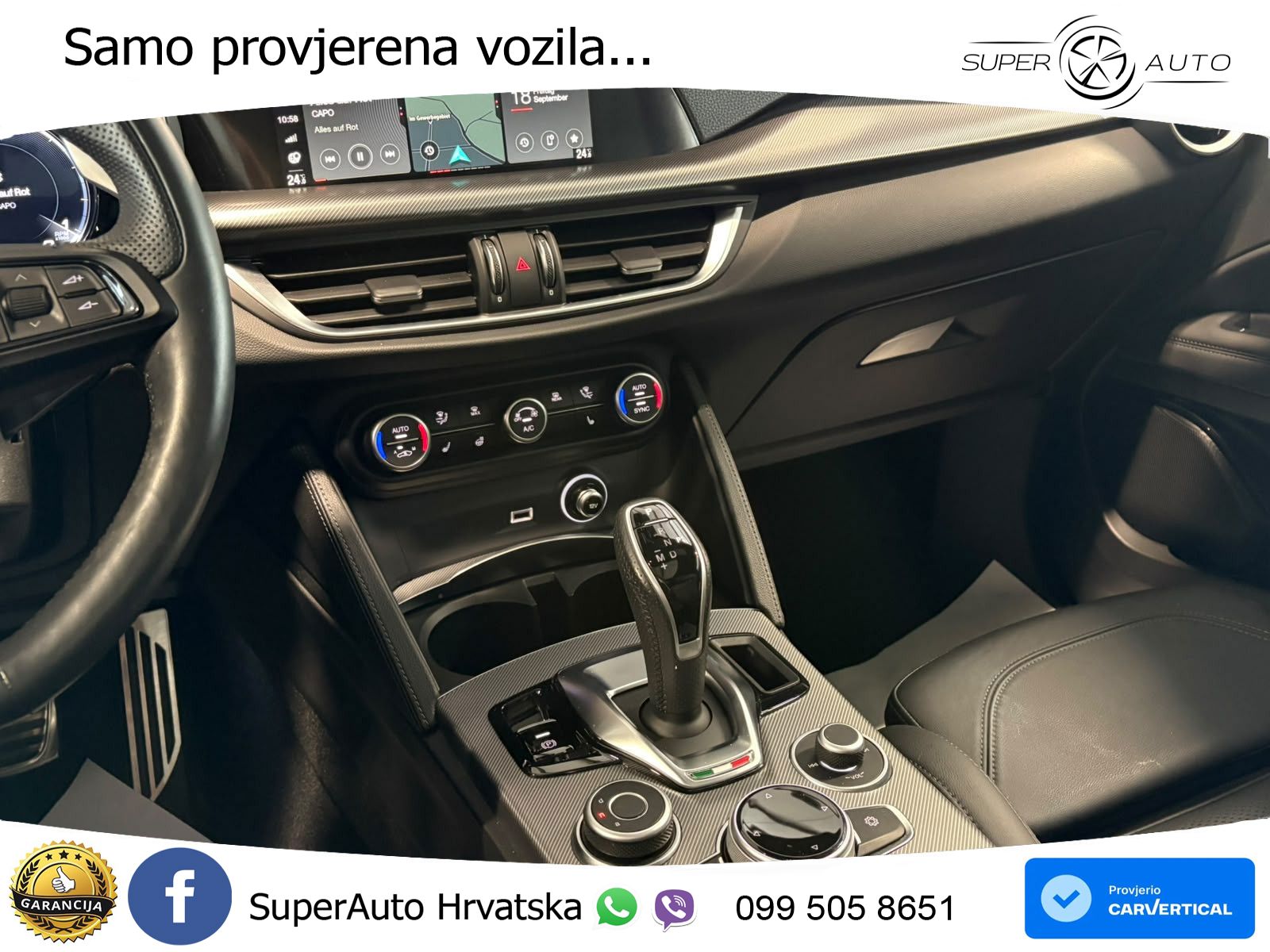 Alfa Romeo Stelvio 2.0 Turbo (280 KS) Q4 Automatic LED+GR SJED+ACC