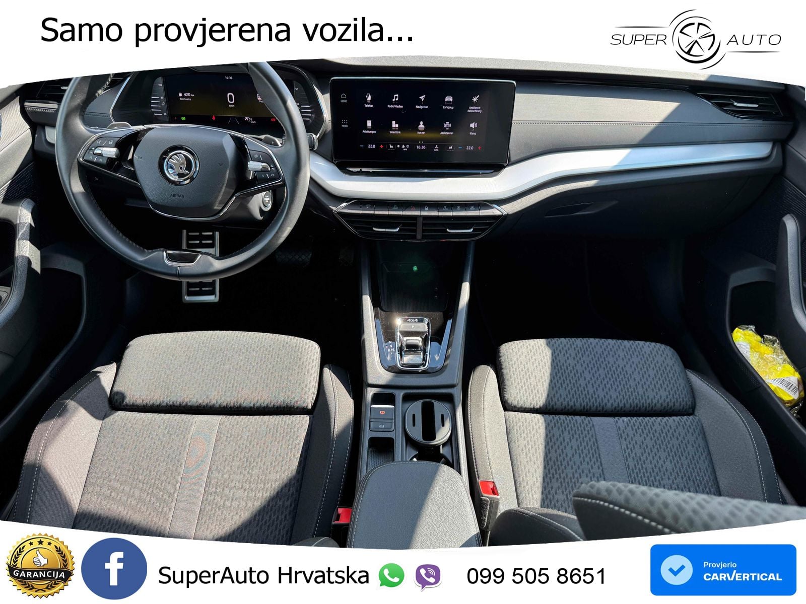 Škoda Octavia Combi 2.0 TDI (150 KS) 4x4 DSG MATRIX+GR SJED+KAM
