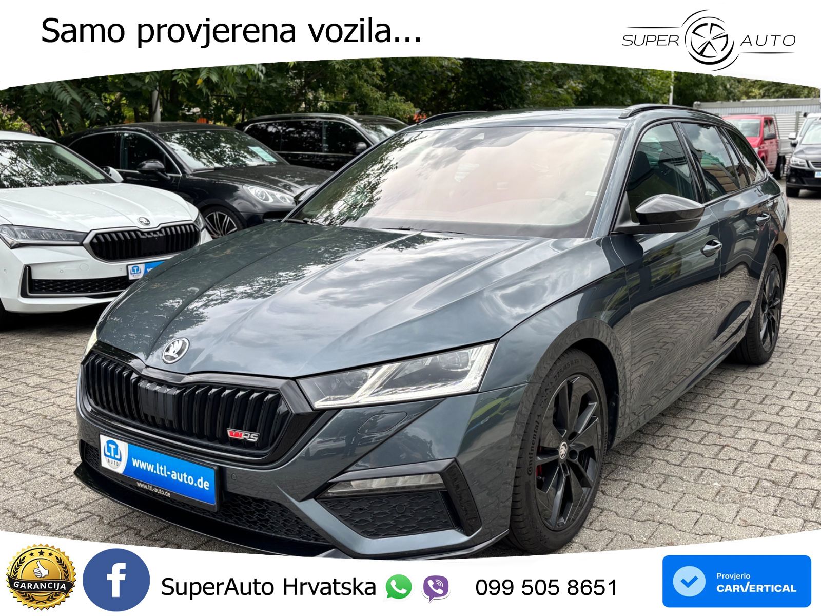 Škoda Octavia Combi RS 2.0 TDI (200 KS) DSG