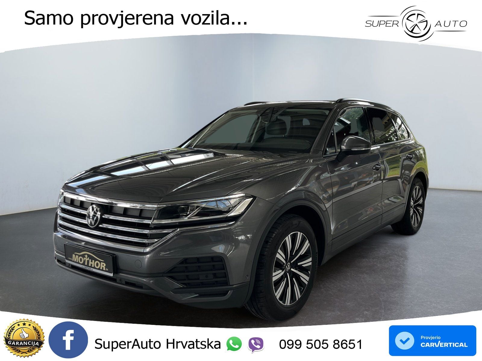 Volkswagen Touareg 3.0 V6 TDI (231 KS) 4MOTION Tiptronic ZRAČNI+ACC+GR SJED+KAM