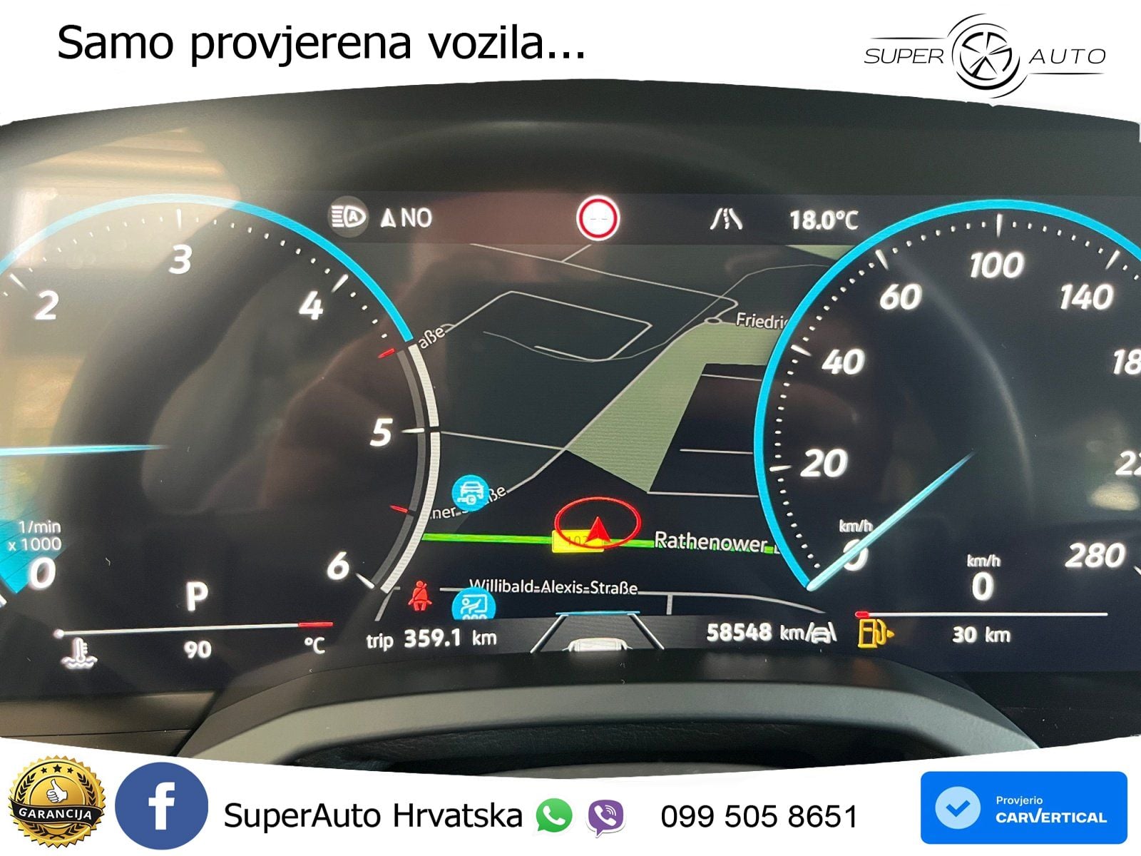 Volkswagen Touareg 3.0 V6 TDI (231 KS) 4MOTION Tiptronic ZRAČNI+ACC+GR SJED+KAM