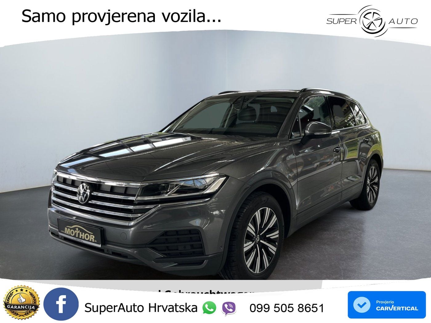 Volkswagen Touareg 3.0 V6 TDI (231 KS) 4MOTION Tiptronic ZRAČNI+ACC+GR SJED+KAM