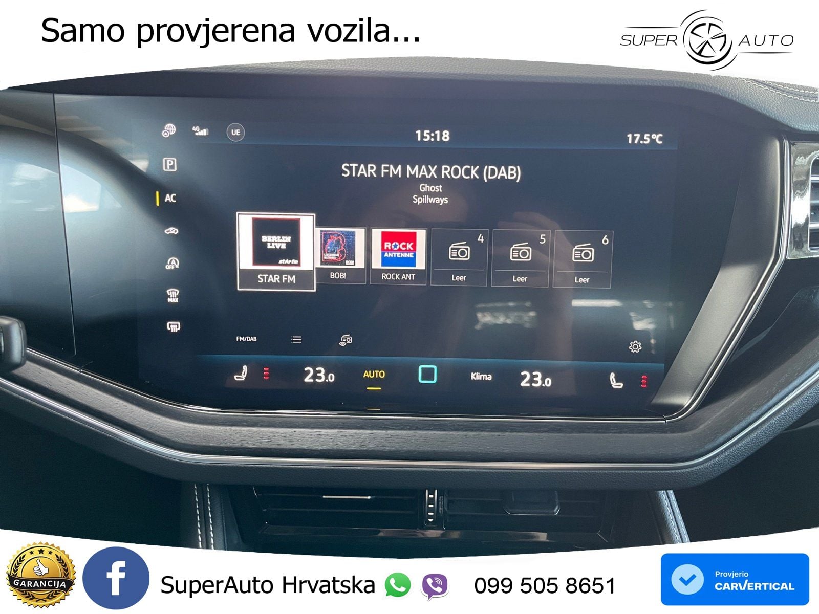 Volkswagen Touareg 3.0 V6 TDI (231 KS) 4MOTION Tiptronic ZRAČNI+ACC+GR SJED+KAM