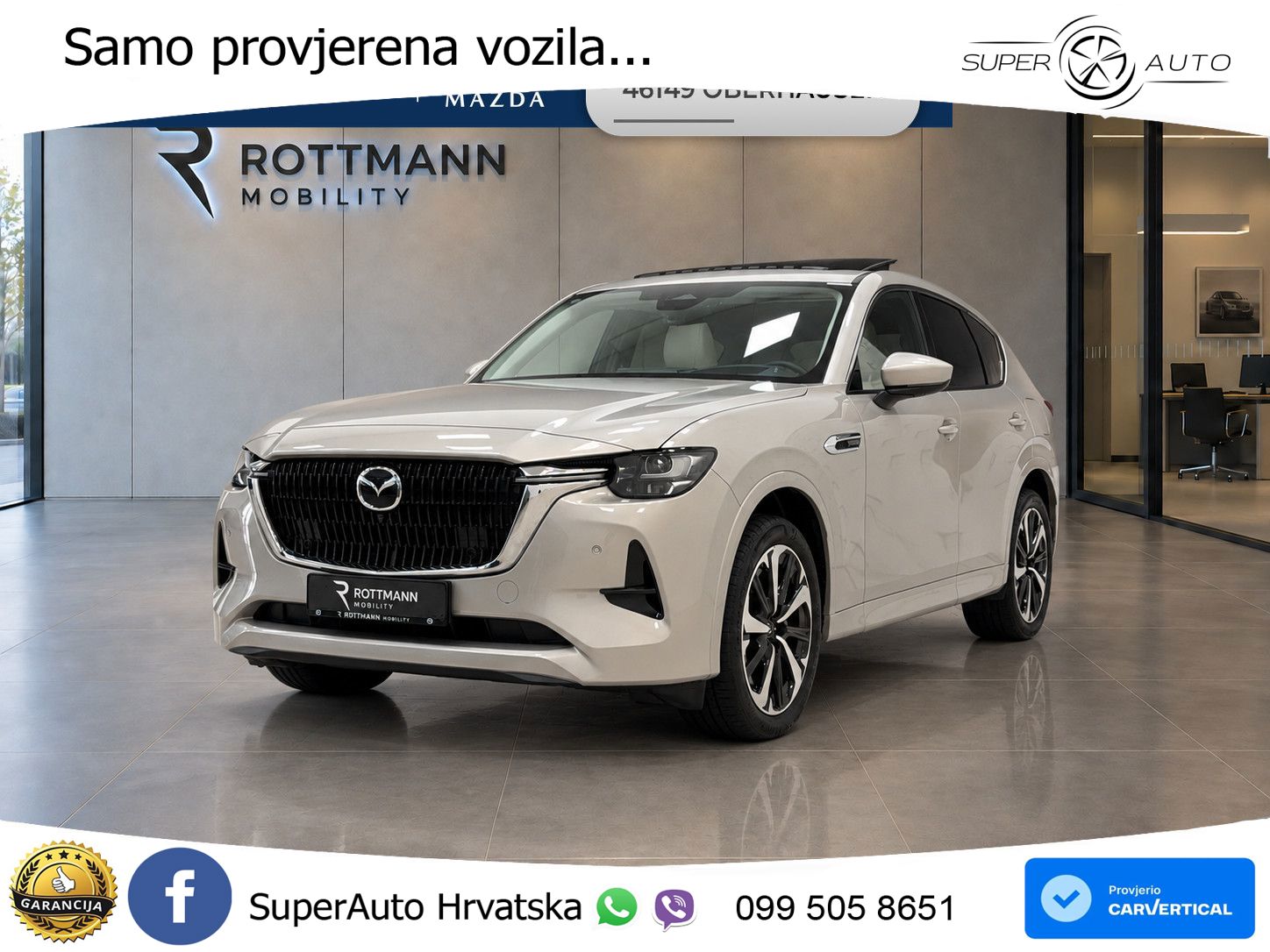 Mazda CX-60 3.3 e-Skyactiv D (254 KS) AWD Automatic LED+GR SJED+ACC