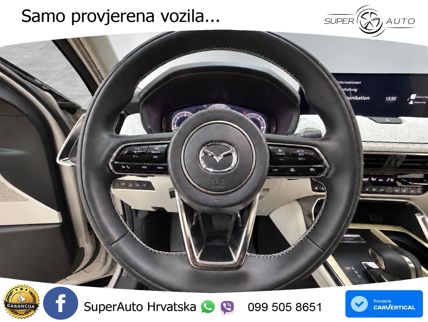 Mazda CX-60 3.3 e-Skyactiv D (254 KS) AWD Automatic LED+GR SJED+ACC