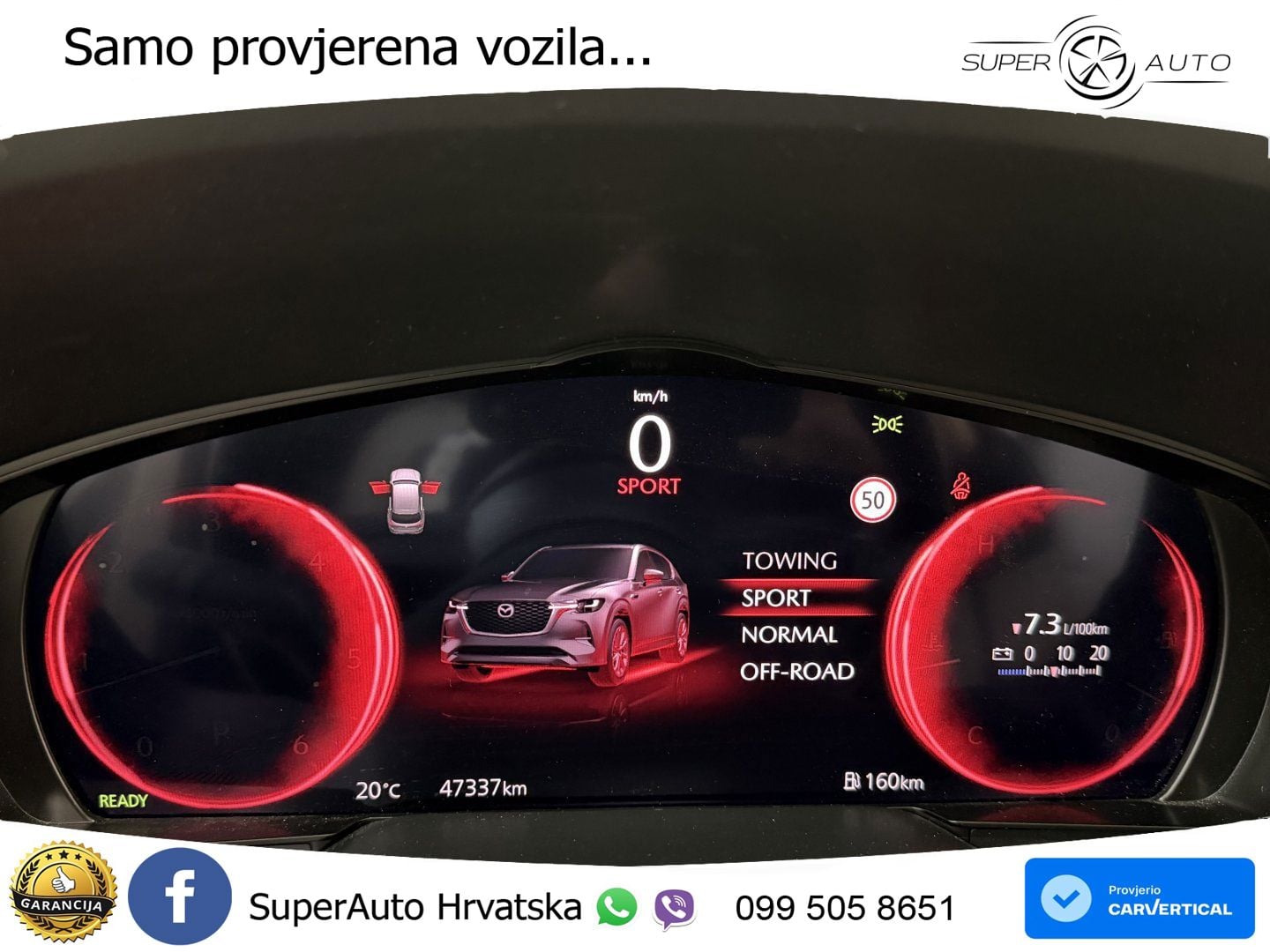 Mazda CX-60 3.3 e-Skyactiv D (254 KS) AWD Automatic LED+GR SJED+ACC