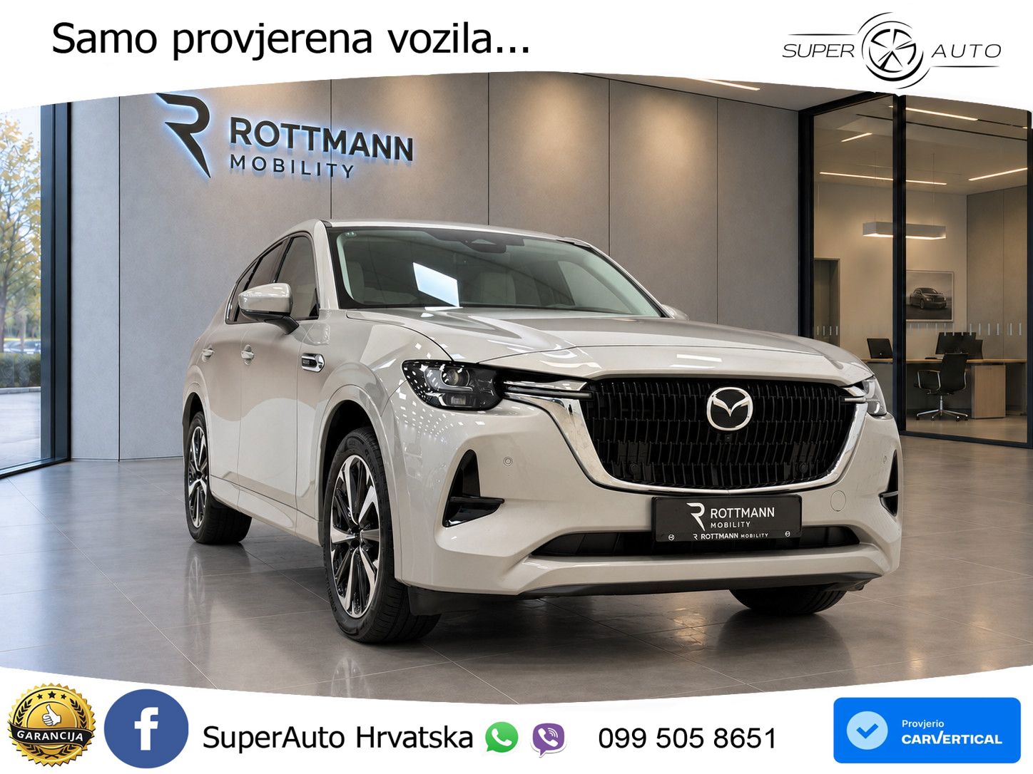 Mazda CX-60 3.3 e-Skyactiv D (254 KS) AWD Automatic LED+GR SJED+ACC