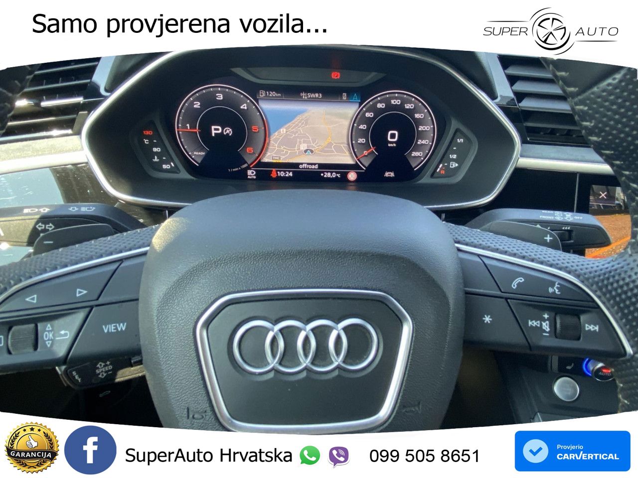 Audi Q3 40 TDI (190 KS) quattro S tronic S line LED+GR SJED+ACC