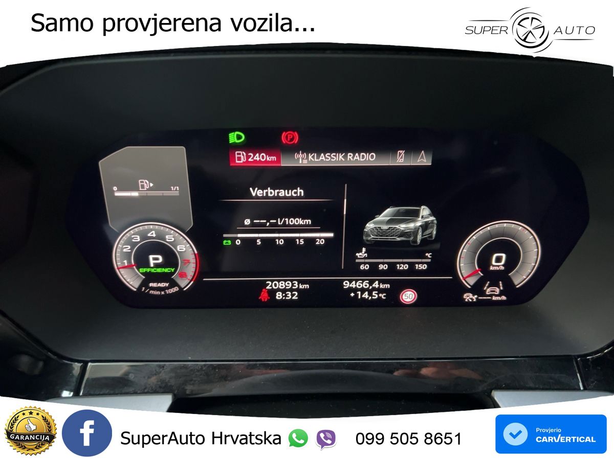 Audi A3 35 TFSI (150 KS) S tronic advanced LED+GR SJED+ACC