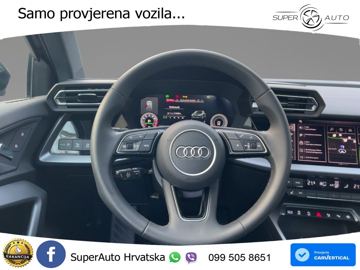Audi A3 35 TFSI (150 KS) S tronic advanced LED+GR SJED+ACC