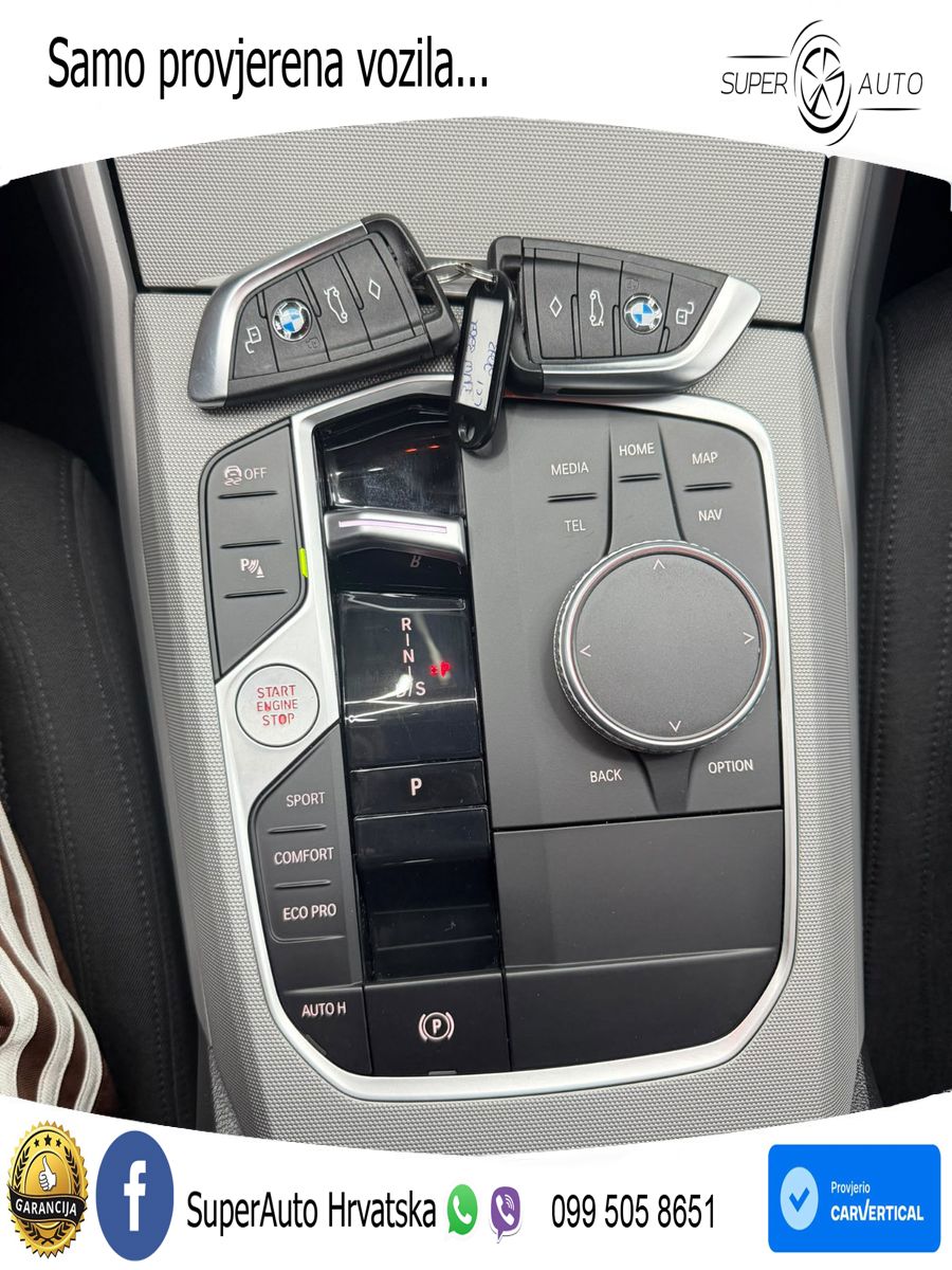 BMW 320d (190 KS) Steptronic M Sport LED+GR SJED+ACC