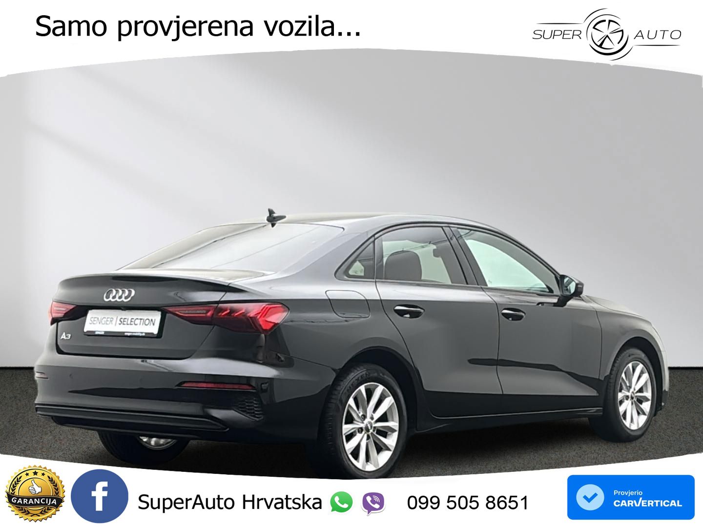 Audi A3 Limuzina 35 TDI (150 KS) S tronic LED+GR SJED+ACC