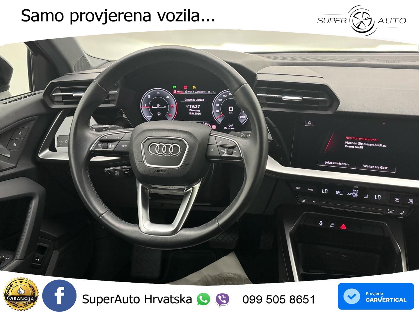 Audi A3 Limuzina 35 TDI (150 KS) S tronic LED+GR SJED+ACC