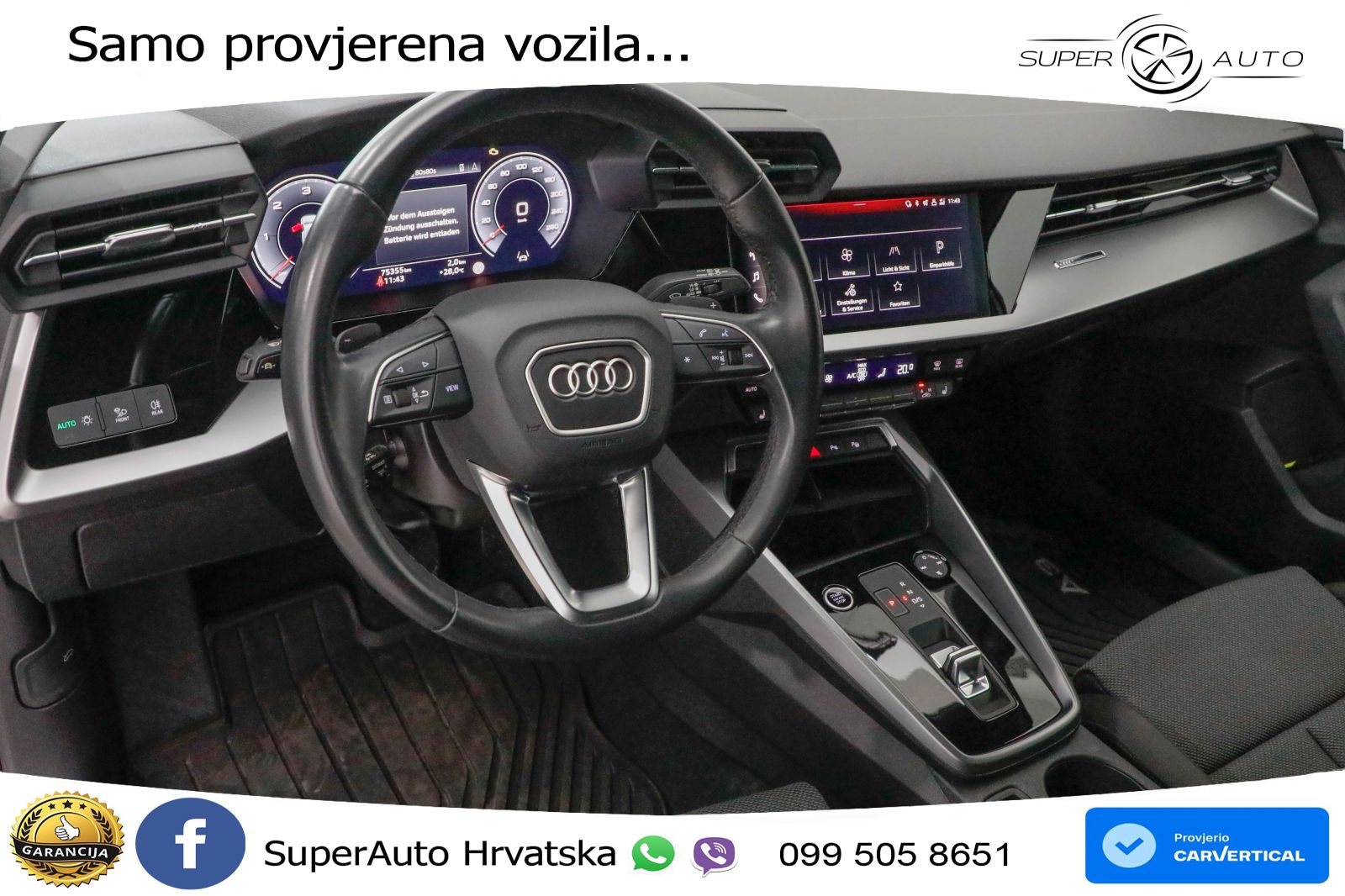 Audi A3 35 TDI (150 KS) S tronic LED+GR SJED+ACC