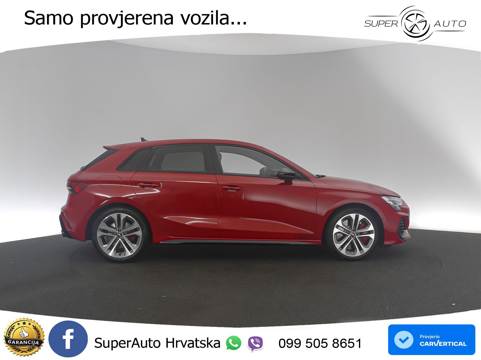 Audi S3 2.0 TFSI (333 KS) quattro S tronic MATRIX+GR SJED+KAM
