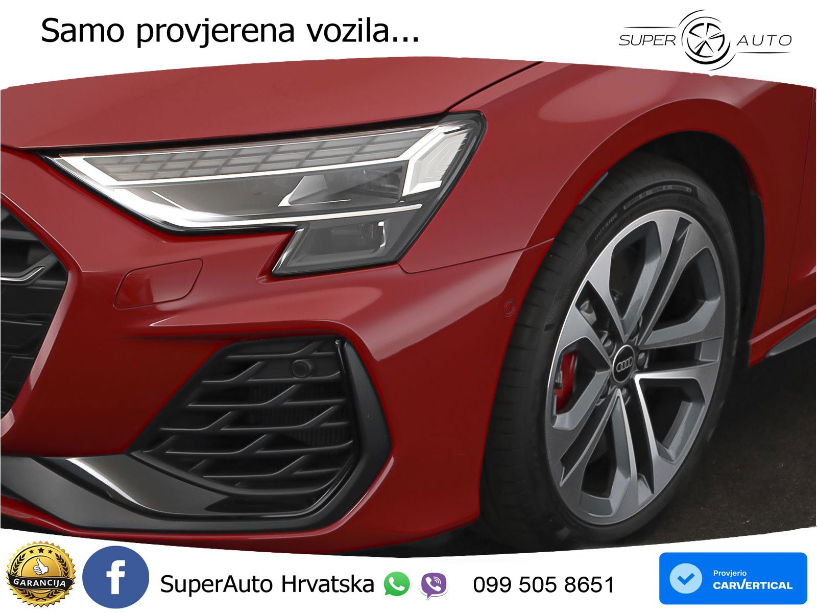 Audi S3 2.0 TFSI (333 KS) quattro S tronic MATRIX+GR SJED+KAM