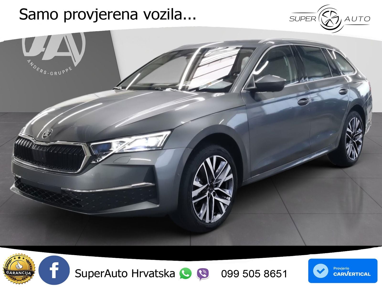 Škoda Octavia Combi 1.5 TSI (150 KS) DSG LED+GR SJED+ACC
