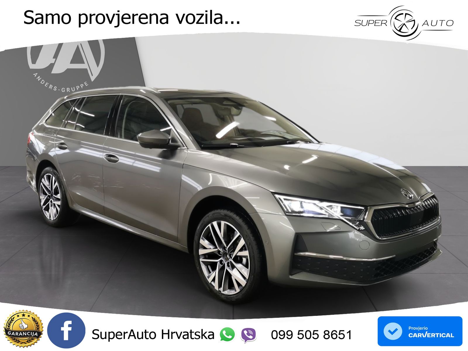 Škoda Octavia Combi 1.5 TSI (150 KS) DSG LED+GR SJED+ACC