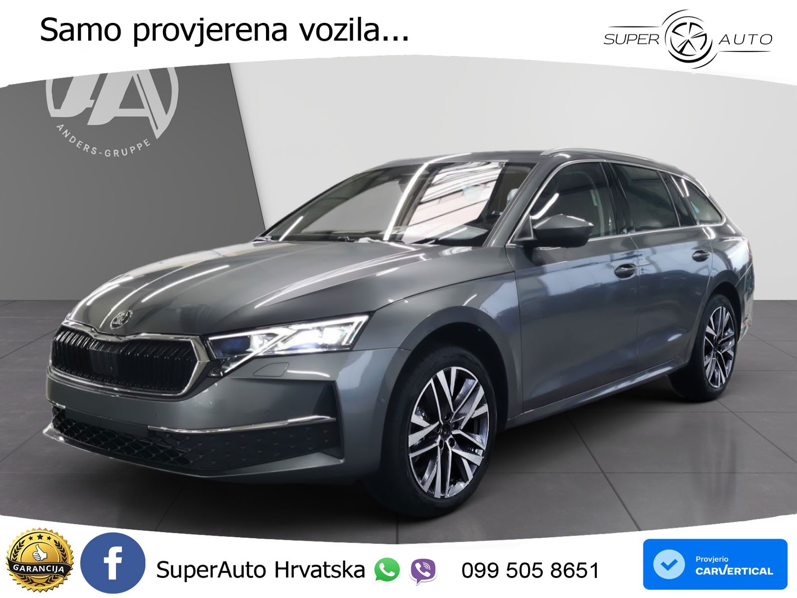 Škoda Octavia Combi 1.5 TSI (150 KS) DSG LED+GR SJED+ACC