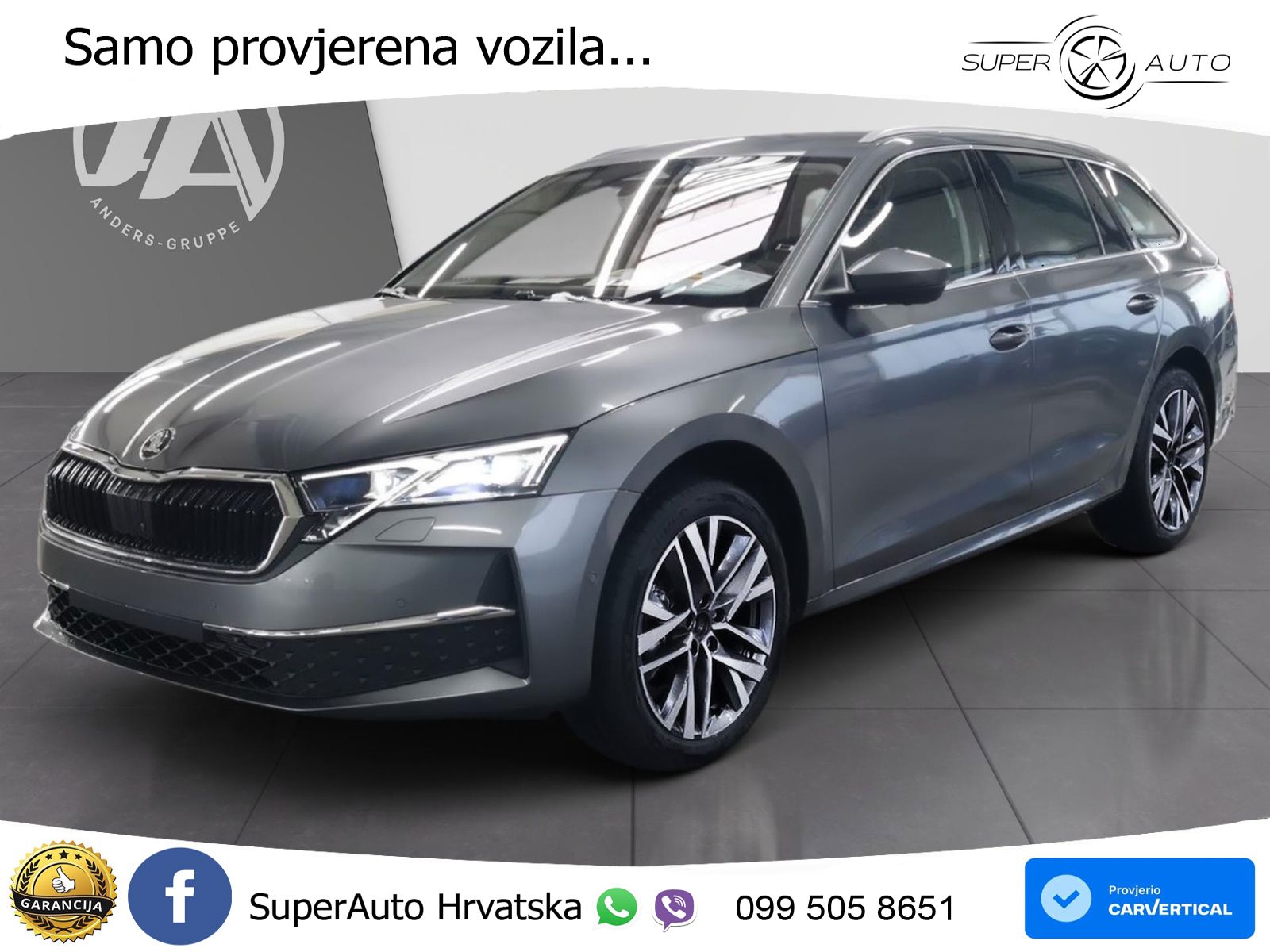 Škoda Octavia Combi 1.5 TSI (150 KS) DSG LED+GR SJED+ACC