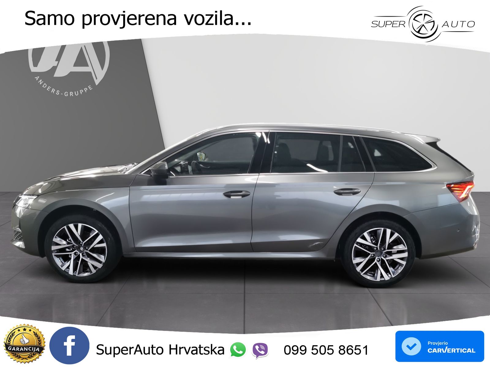 Škoda Octavia Combi 1.5 TSI (150 KS) DSG LED+GR SJED+ACC