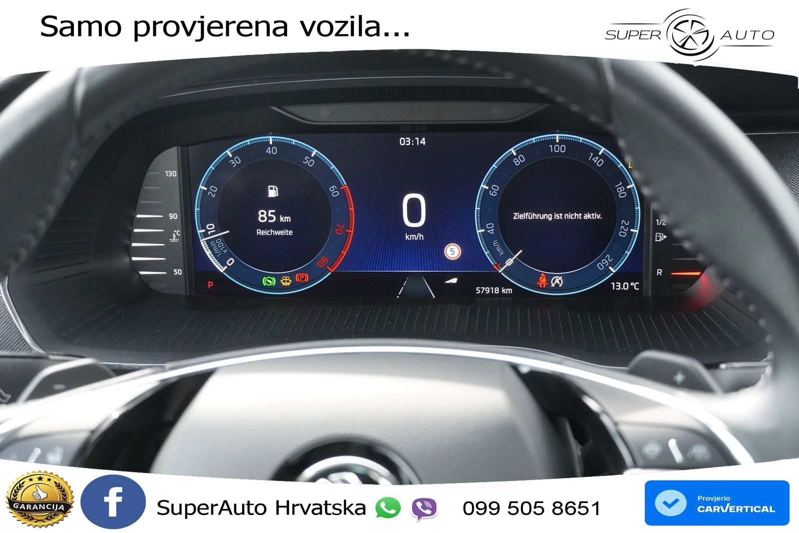 Škoda Octavia Combi 2.0 TSI (190 KS) 4x4 DSG LED+GR SJED+ACC