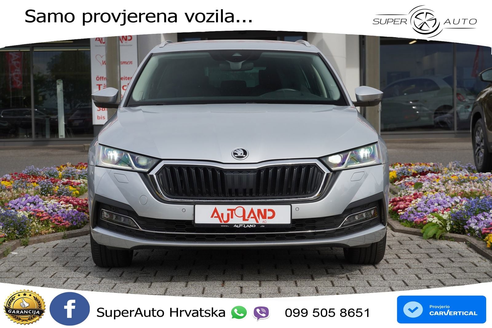 Škoda Octavia Combi 2.0 TSI (190 KS) 4x4 DSG LED+GR SJED+ACC