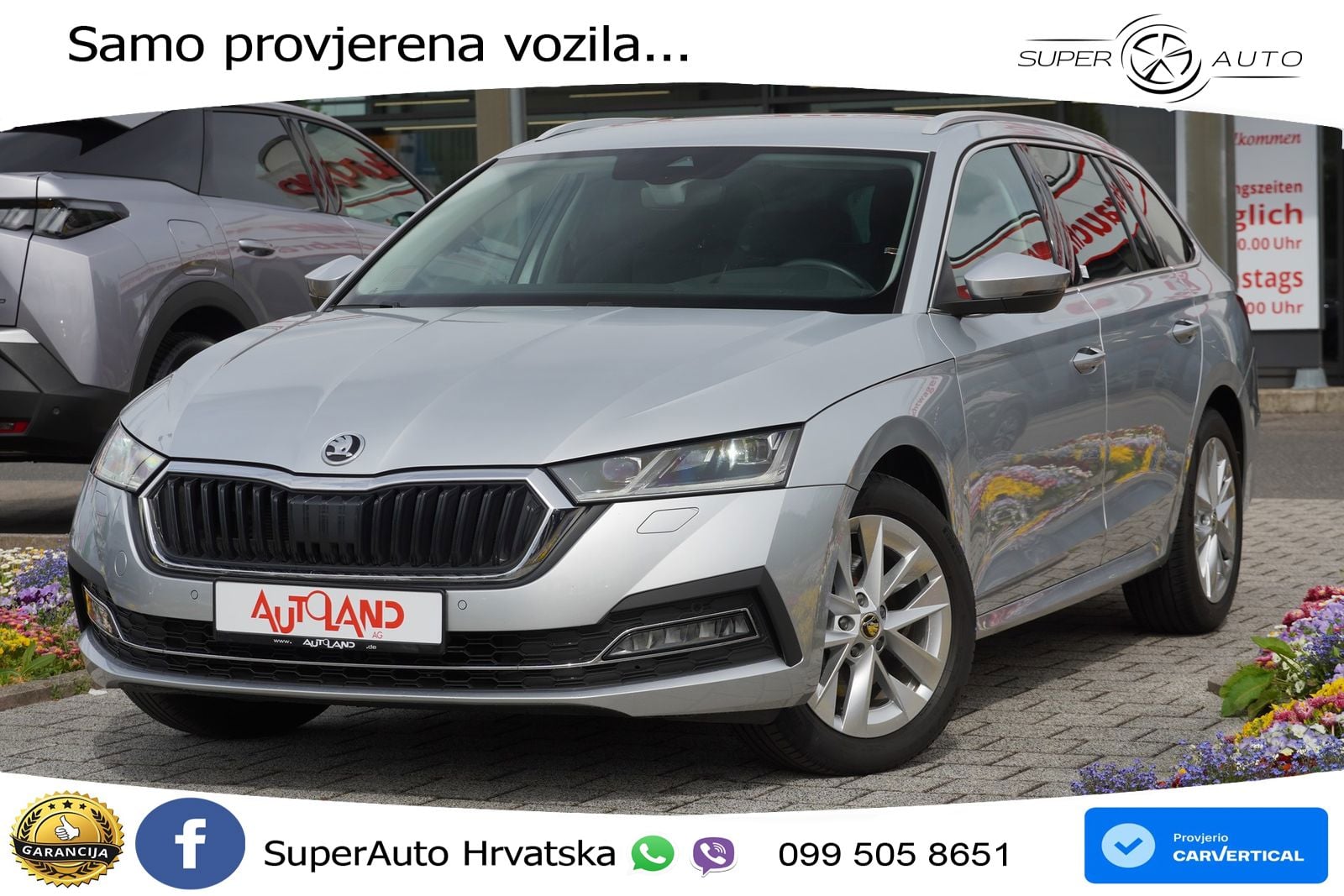 Škoda Octavia Combi 2.0 TSI (190 KS) 4x4 DSG LED+GR SJED+ACC