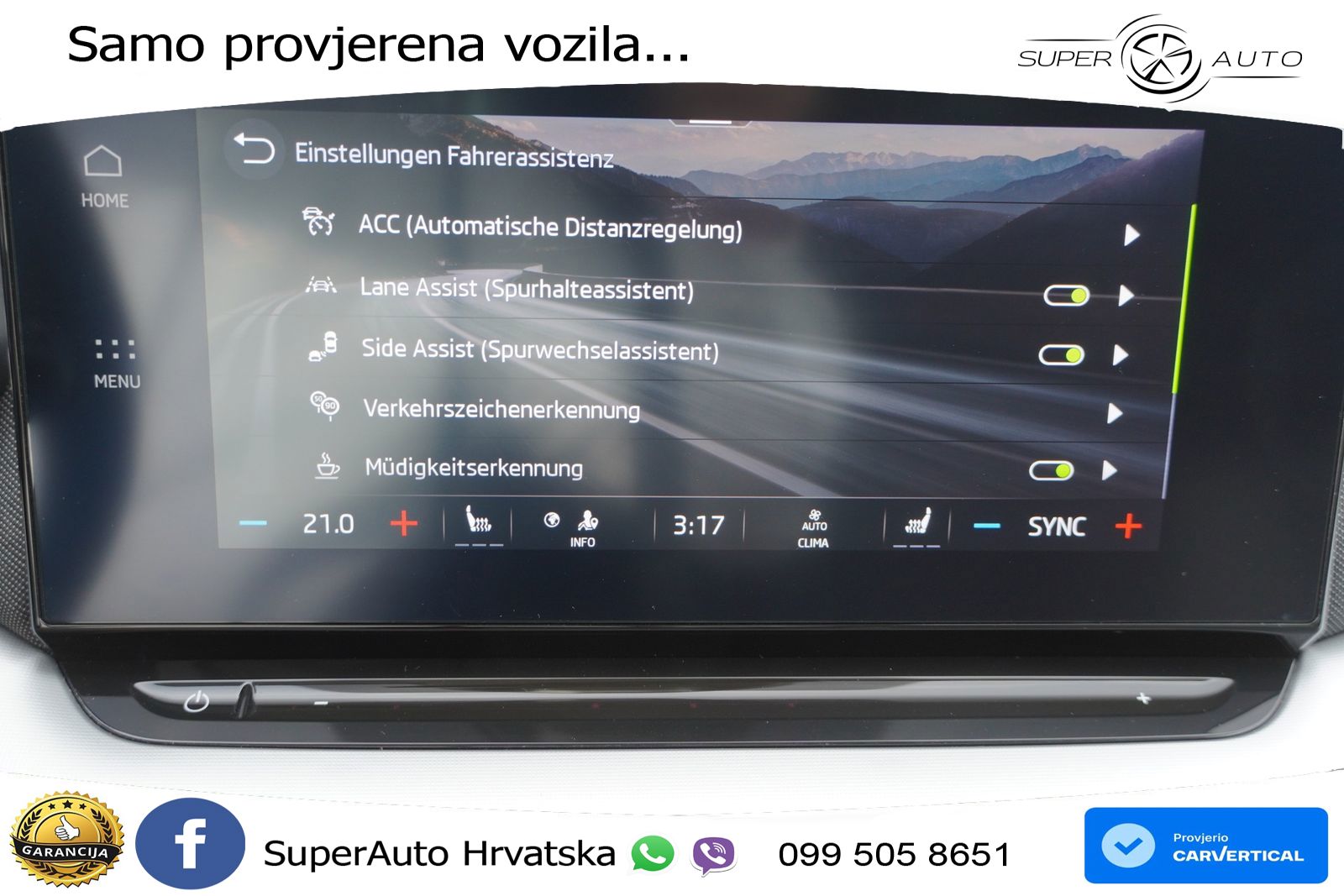Škoda Octavia Combi 2.0 TSI (190 KS) 4x4 DSG LED+GR SJED+ACC