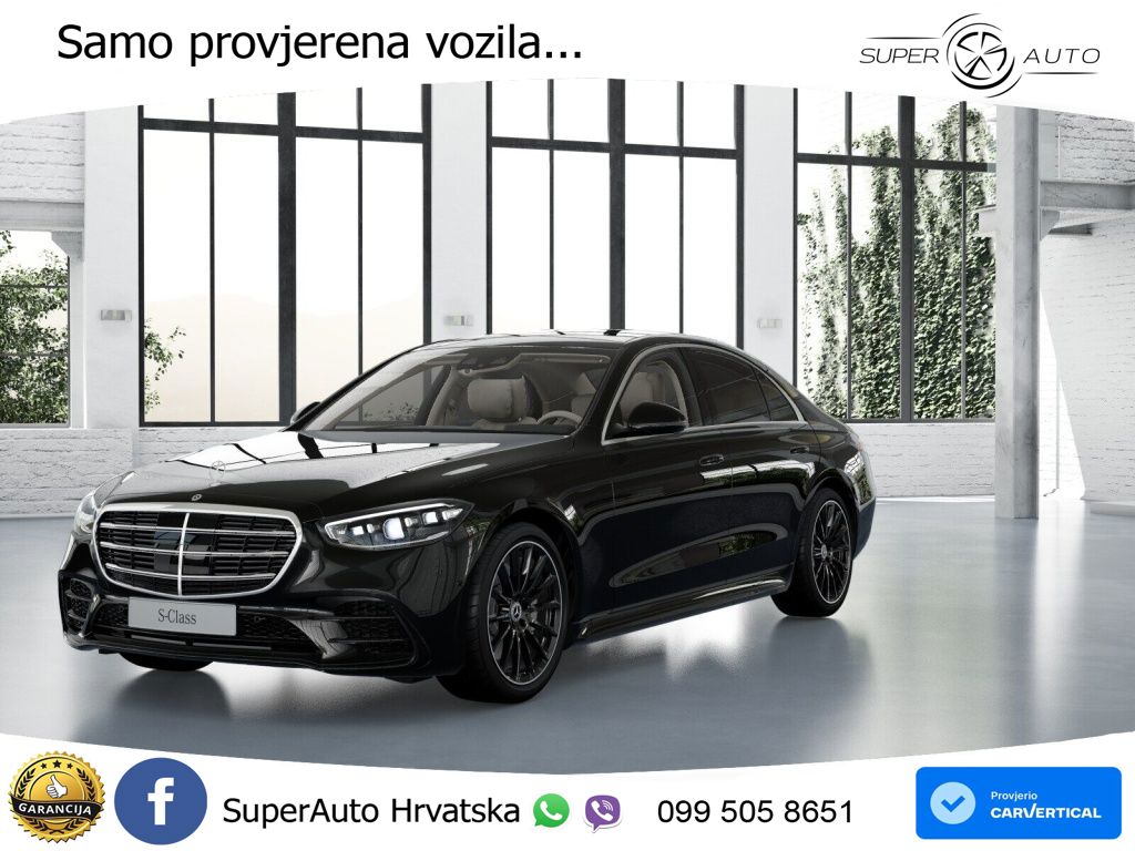 Mercedes S 350d (313 KS) EQ Boost 4MATIC 9G-TRONIC AMG ZRAČNI+ACC+GR SJED+KAM+PANO