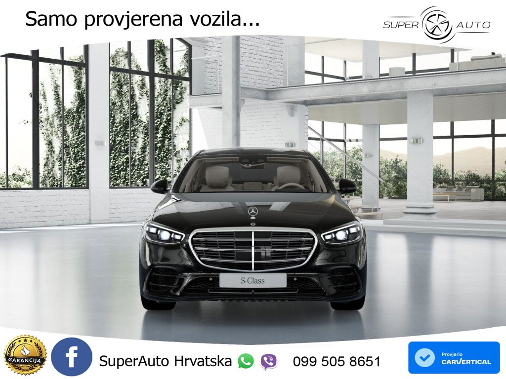 Mercedes S 350d (313 KS) EQ Boost 4MATIC 9G-TRONIC AMG ZRAČNI+ACC+GR SJED+KAM+PANO