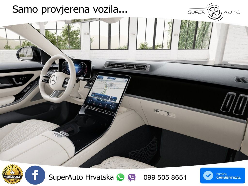 Mercedes S 350d (313 KS) EQ Boost 4MATIC 9G-TRONIC AMG ZRAČNI+ACC+GR SJED+KAM+PANO