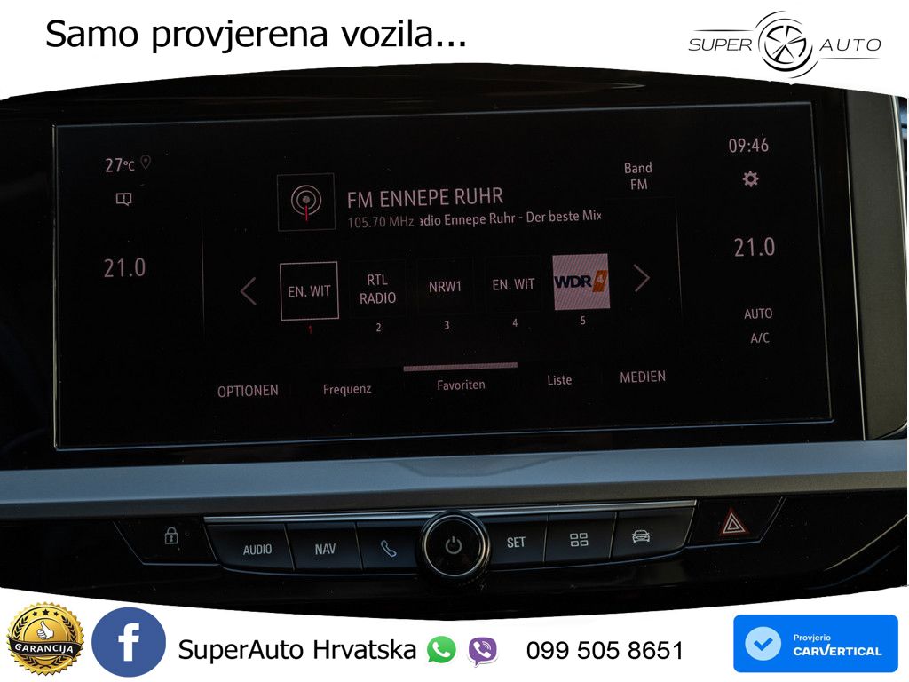 Opel Grandland 1.2i Turbo (130 KS) Automatic GS LED+GR SJED+ACC