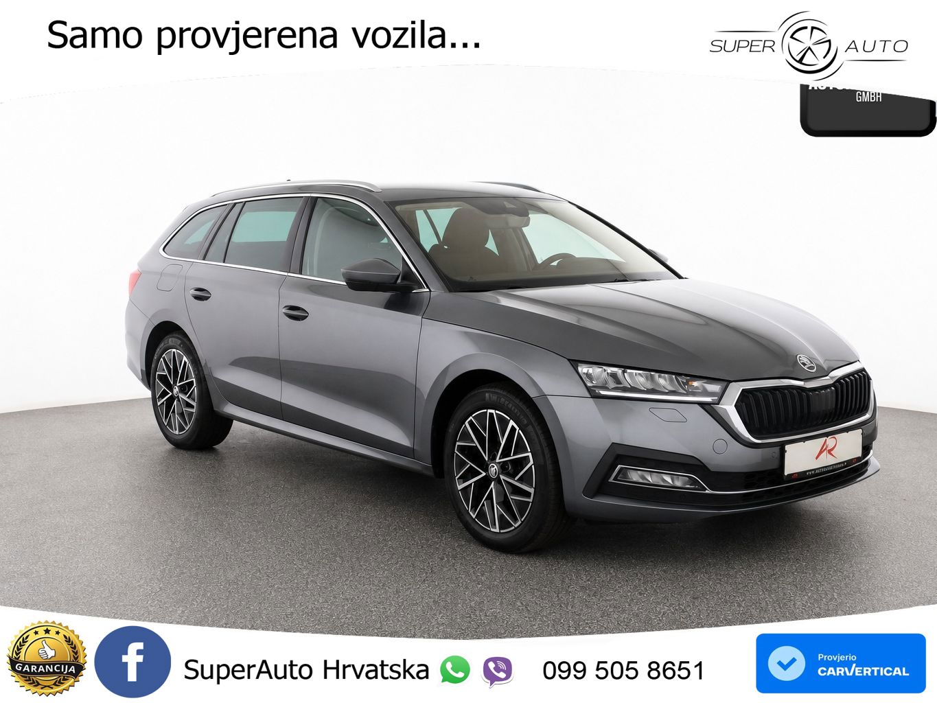Škoda Octavia Combi 2.0 TDI (150 KS) DSG LED+GR SJED+ACC