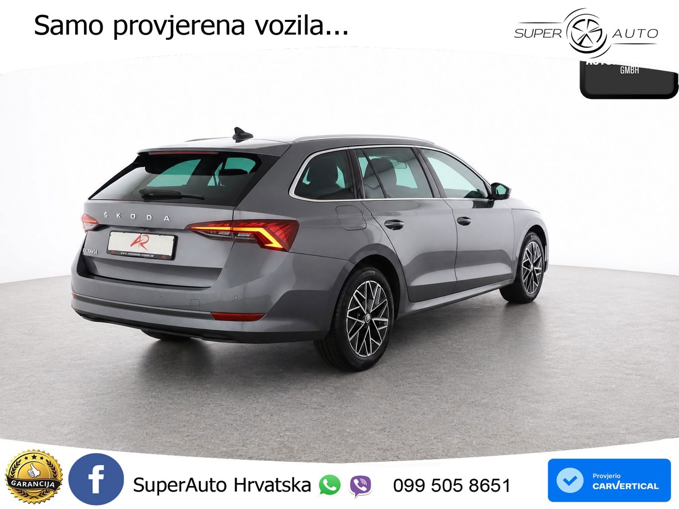 Škoda Octavia Combi 2.0 TDI (150 KS) DSG LED+GR SJED+ACC