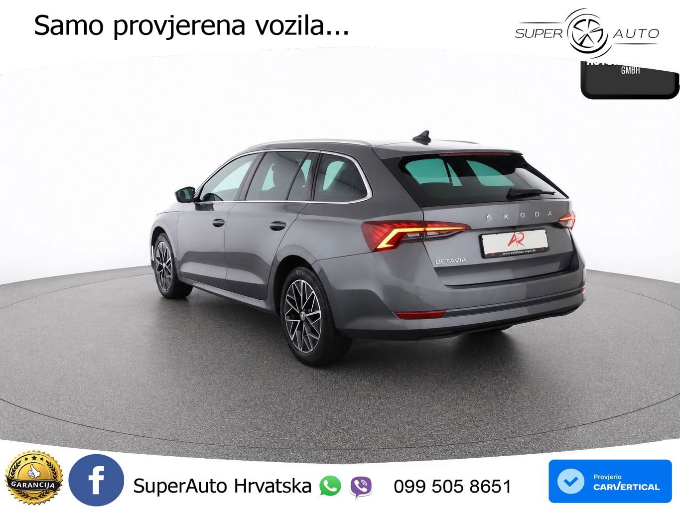 Škoda Octavia Combi 2.0 TDI (150 KS) DSG LED+GR SJED+ACC