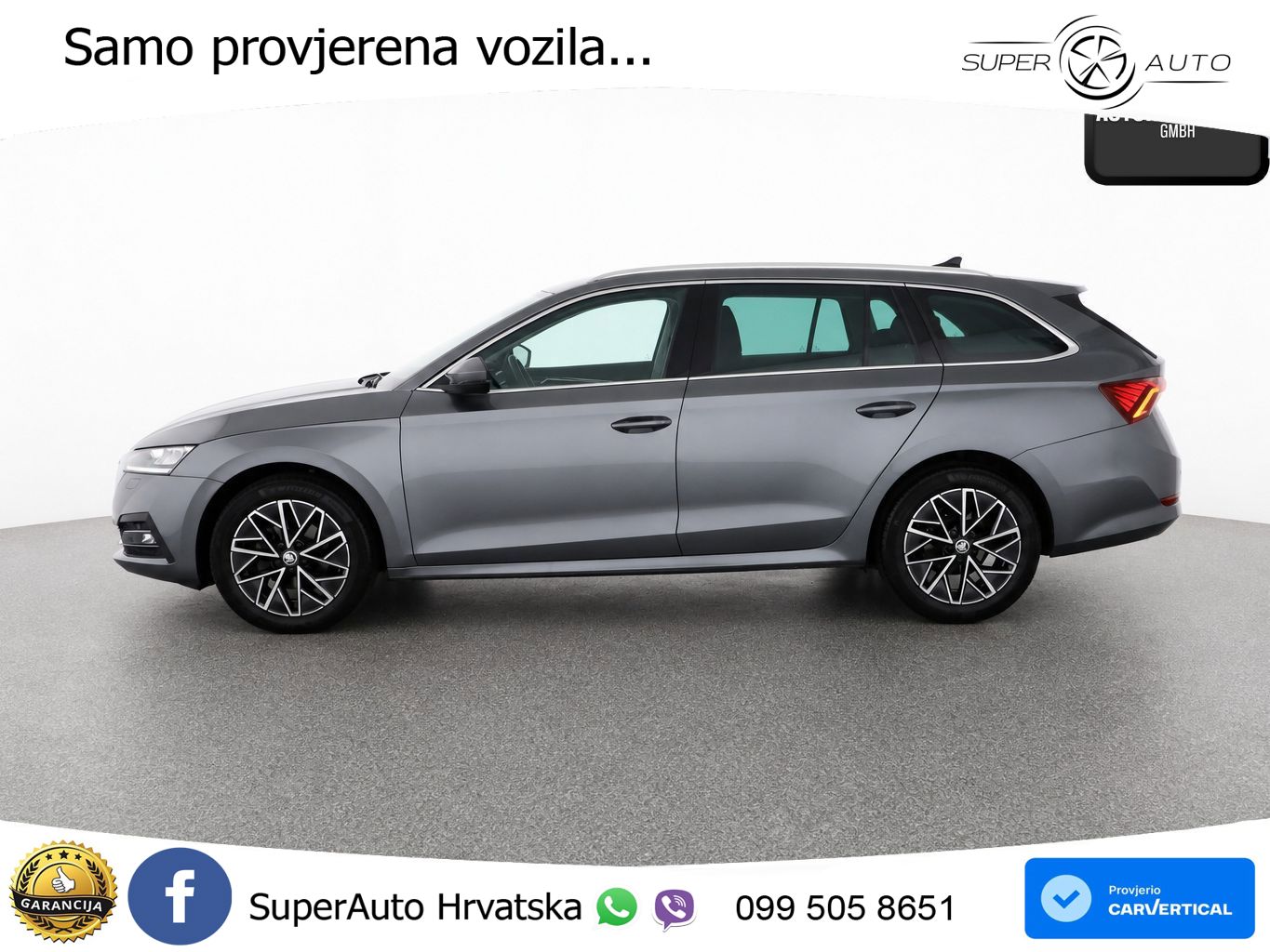 Škoda Octavia Combi 2.0 TDI (150 KS) DSG LED+GR SJED+ACC