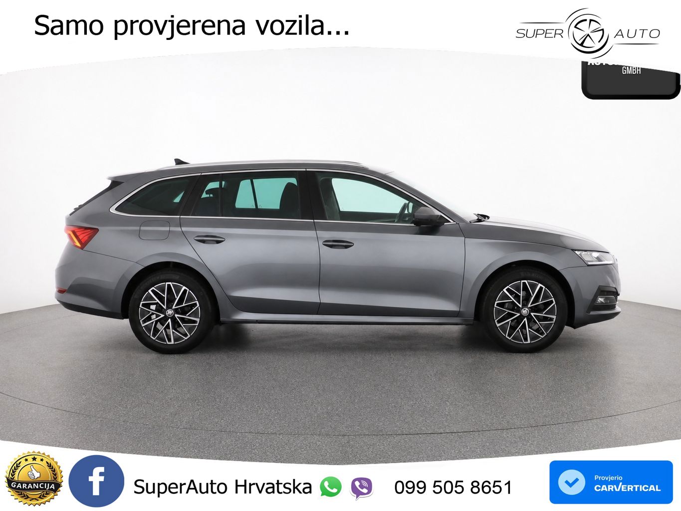 Škoda Octavia Combi 2.0 TDI (150 KS) DSG LED+GR SJED+ACC