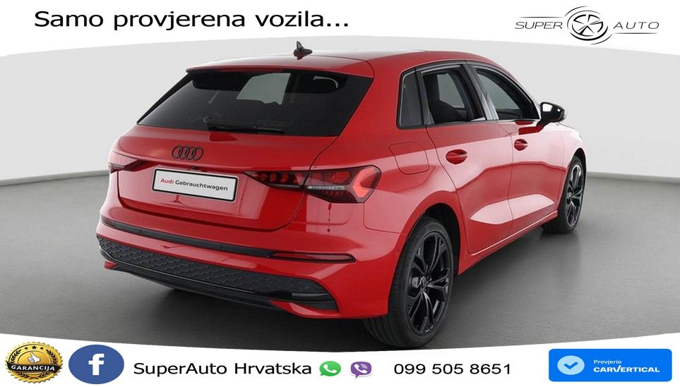 Audi A3 Sportback 40 TFSI e (204 KS) Plug-in Hybrid S tronic advanced MATRIX+GR SJED+KAM