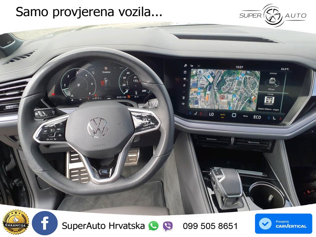 Volkswagen Touareg 3.0 V6 TDI (286 KS) 4MOTION Tiptronic R-Line ZRAČNI+ACC+GR SJED+KAM+PANO