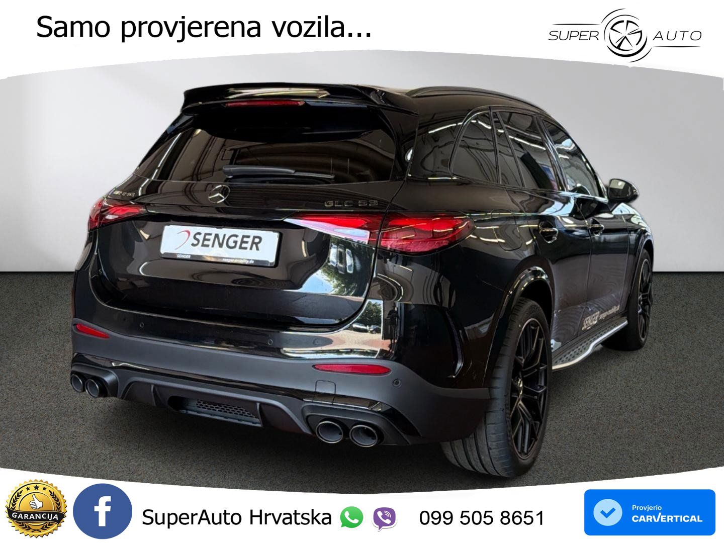 Mercedes AMG GLC 53 (449 KS) 4MATIC+ AMG SPEEDSHIFT TCT 9G ACC+HEAD+4xGR SJED+360+PANO