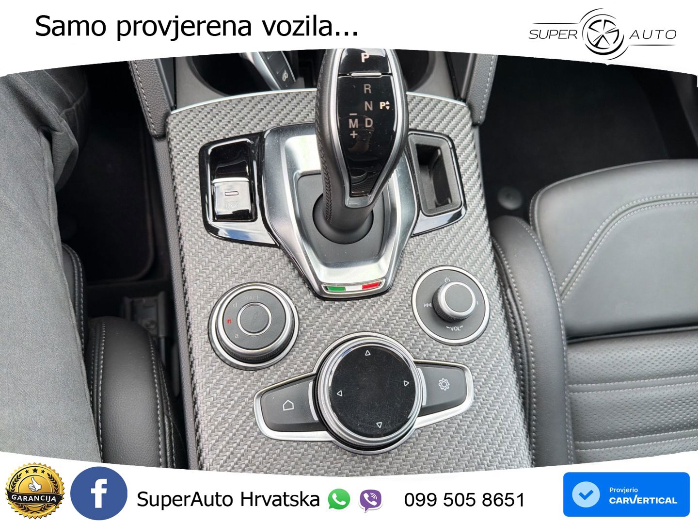 Alfa Romeo Stelvio Quadrifoglio 2.9 V6 Bi-Turbo (520 KS) Q4 Automatic LED+GR SJED+ACC