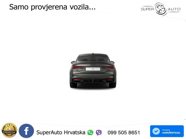 Audi A5 Sportback  40 TFSI (204 KS) quattro S tronic 2x S line MATRIX+GR SJED+KAM