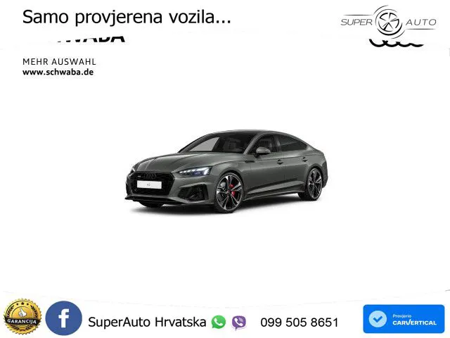 Audi A5 Sportback  40 TFSI (204 KS) quattro S tronic 2x S line MATRIX+GR SJED+KAM
