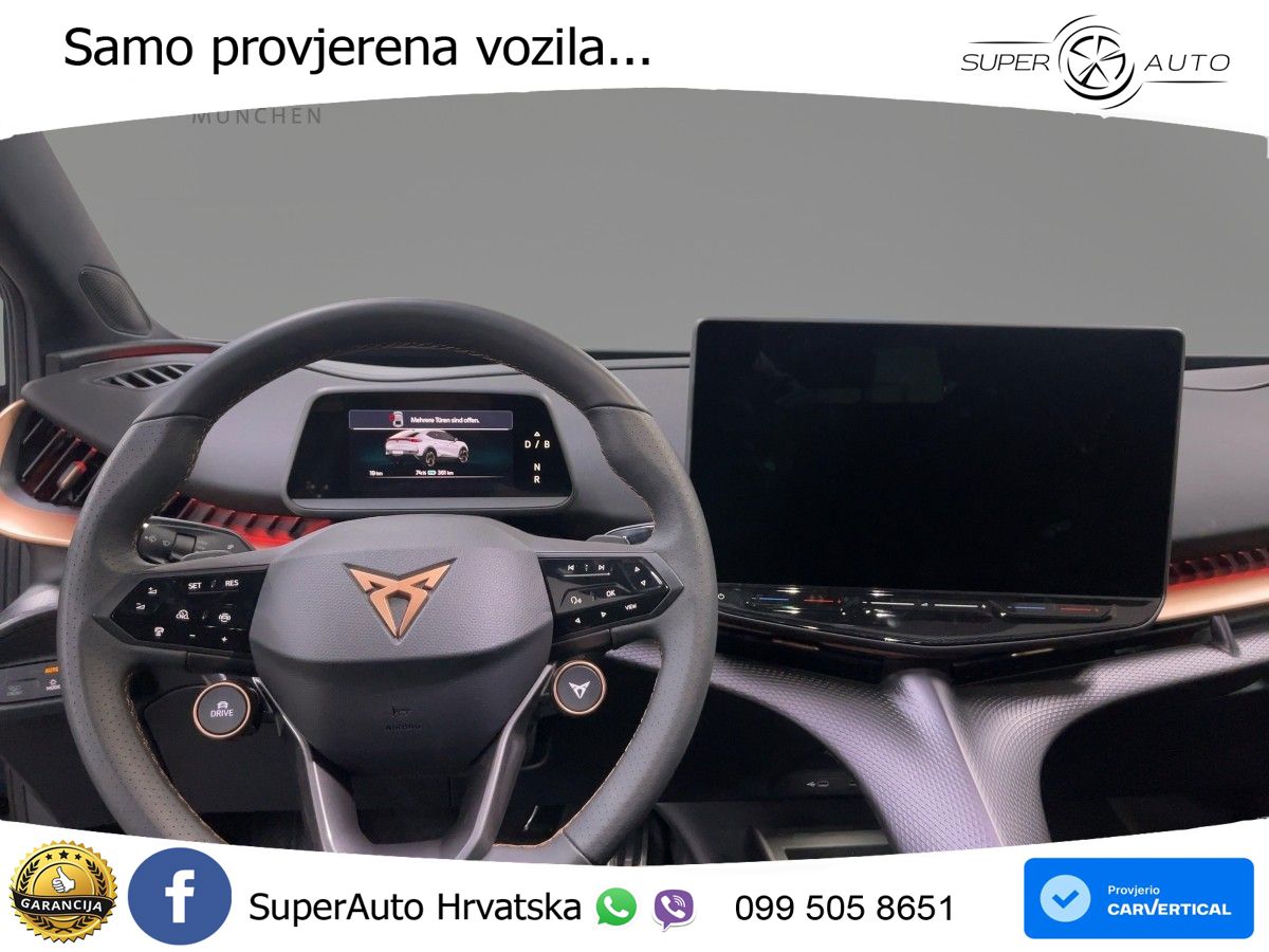 Cupra Tavascan 82 kWh (340 KS)  4WD VZ LED+GR SJED+ACC