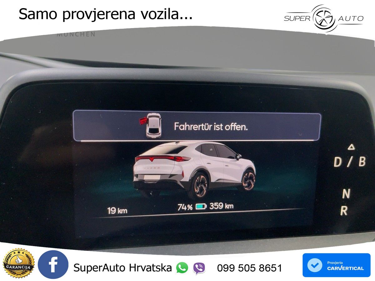 Cupra Tavascan 82 kWh (340 KS)  4WD VZ LED+GR SJED+ACC