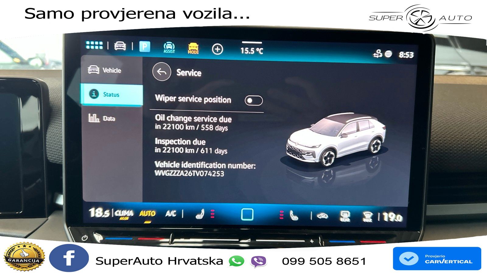 Volkswagen T-Roc 1.5 eTSI (150 KS)  DSG R-Line LED+GR SJED+ACC